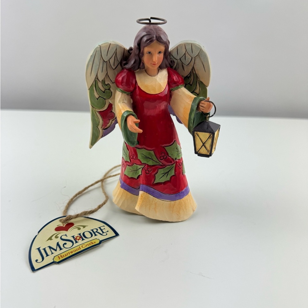 2014 Jim Shore Glad Tidings Glow pint‎ size Angel with box 4041082